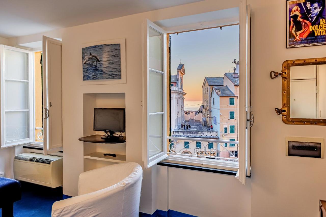 Casa Marina Relax Con Vista Sul Mare Daire Camogli Dış mekan fotoğraf